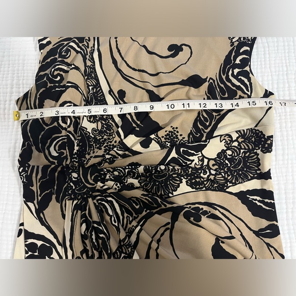 Dress Barn Neutral Multicolor Design Knee Length Dress - Picture 4 of 6